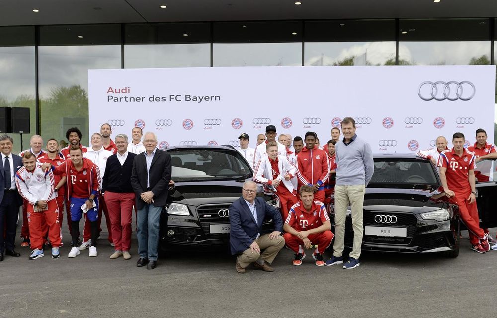 Fotbaliştii echipei Bayern Munchen au primit o flotă Audi şi un curs de pilotaj cu R8 - Poza 13