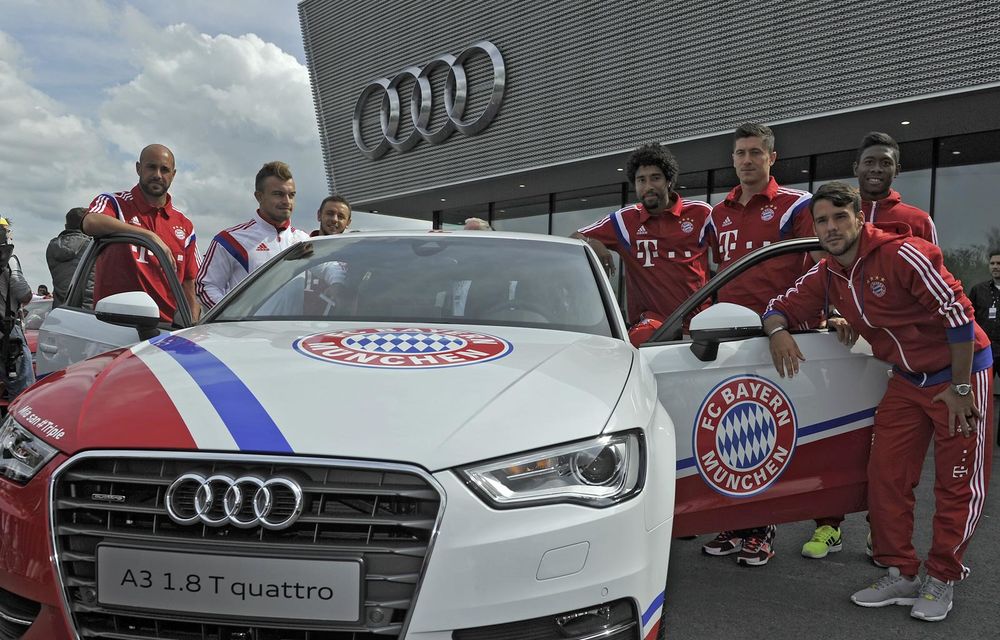 Fotbaliştii echipei Bayern Munchen au primit o flotă Audi şi un curs de pilotaj cu R8 - Poza 18