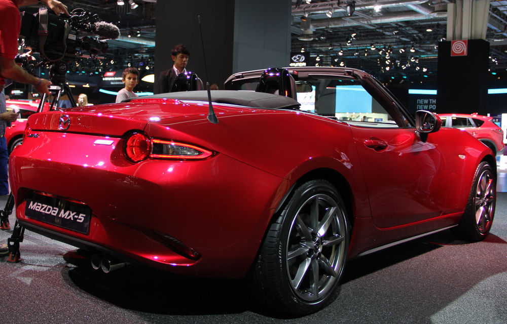 PARIS 2014 LIVE: Mazda MX-5: cel mai popular roadster din lume a ajuns la a patra generaţie - Poza 4