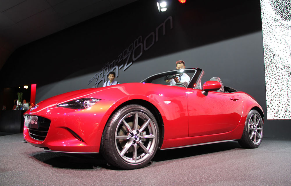 PARIS 2014 LIVE: Mazda MX-5: cel mai popular roadster din lume a ajuns la a patra generaţie - Poza 7