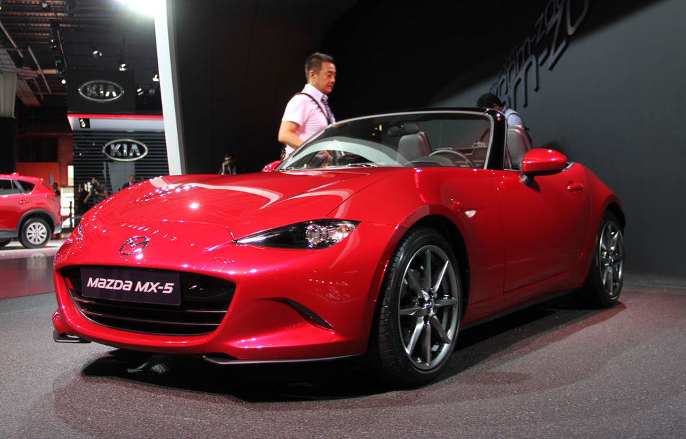 PARIS 2014 LIVE: Mazda MX-5: cel mai popular roadster din lume a ajuns la a patra generaţie - Poza 3