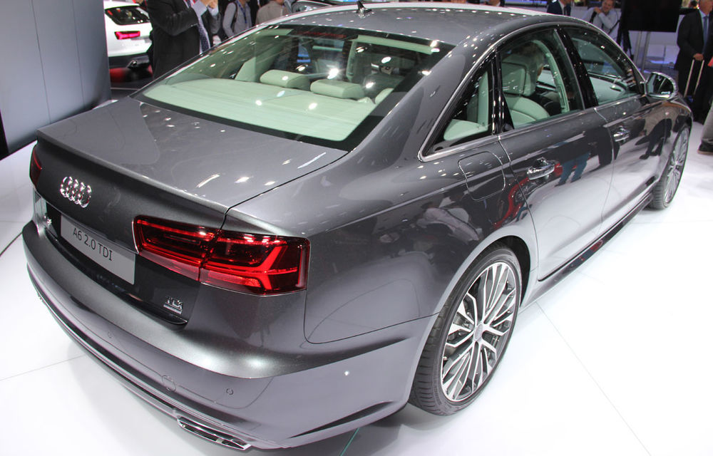 PARIS 2014 LIVE: Audi A6 facelift: design îmbunătăţit şi un nou motor entry-level pe benzină - Poza 3