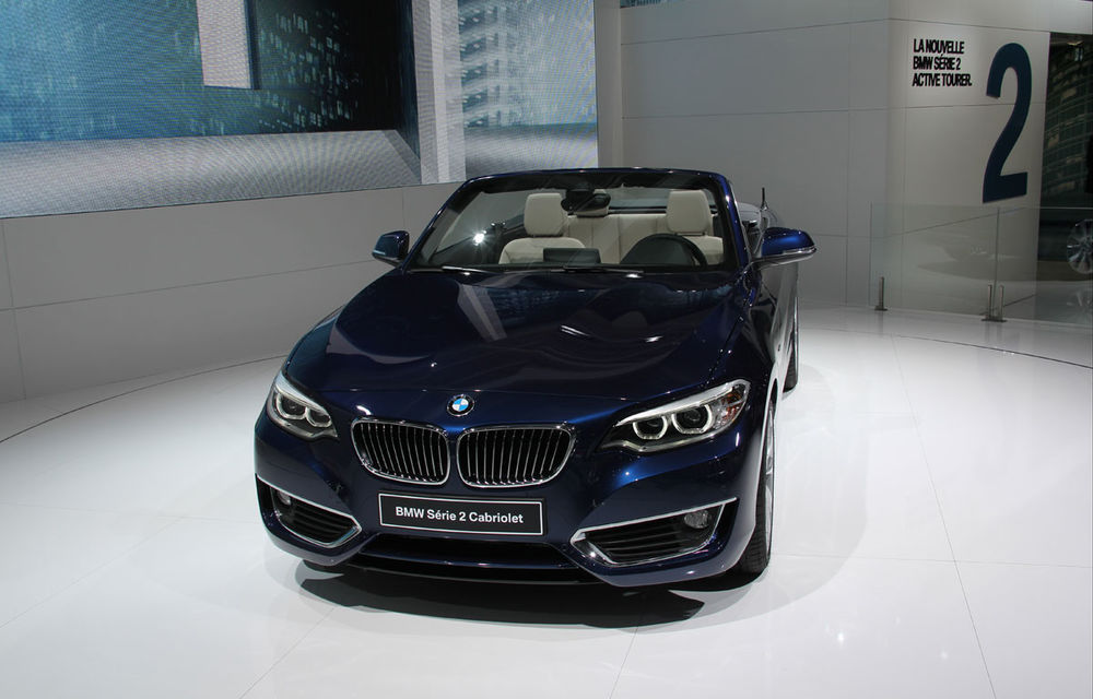 PARIS 2014 LIVE: BMW Seria 2 Cabriolet, urmaşul lui Seria 1 Cabriolet, prezentat oficial - Poza 8