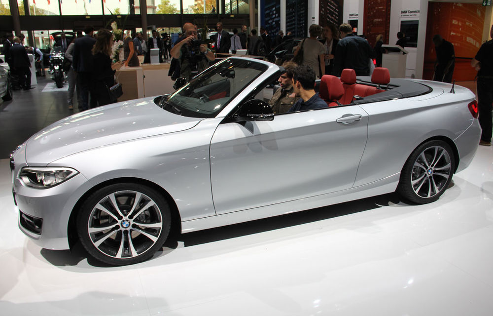 PARIS 2014 LIVE: BMW Seria 2 Cabriolet, urmaşul lui Seria 1 Cabriolet, prezentat oficial - Poza 11