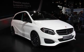 PARIS 2014 LIVE: Mercedes-Benz B-Klasse facelift: imagini cu restilizarea MPV-ului premium