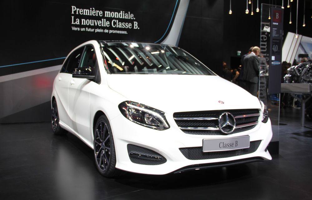 PARIS 2014 LIVE: Mercedes-Benz B-Klasse facelift: imagini cu restilizarea MPV-ului premium - Poza 2