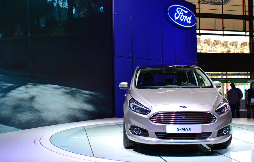 PARIS 2014 LIVE: Ford S-Max a ajuns la a doua generaţie: primele imagini ale noului monovolum european - Poza 2