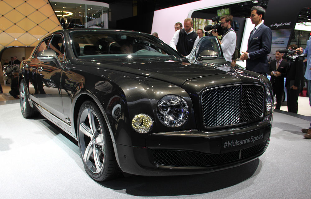 PARIS 2014 LIVE: Bentley Mulsanne Speed: suspensie sport şi 537 CP pentru berlina de lux a britanicilor - Poza 6