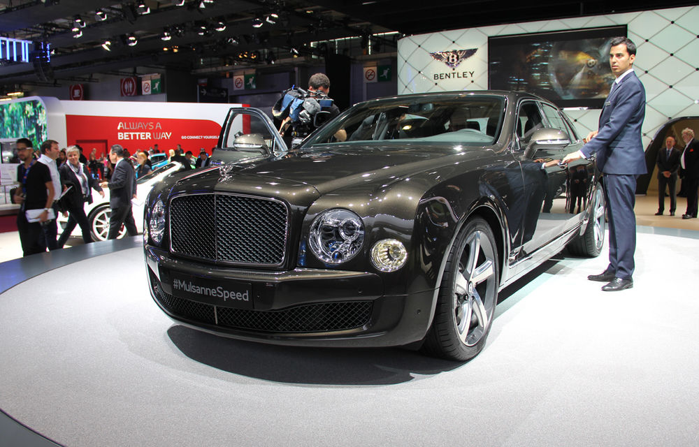PARIS 2014 LIVE: Bentley Mulsanne Speed: suspensie sport şi 537 CP pentru berlina de lux a britanicilor - Poza 1