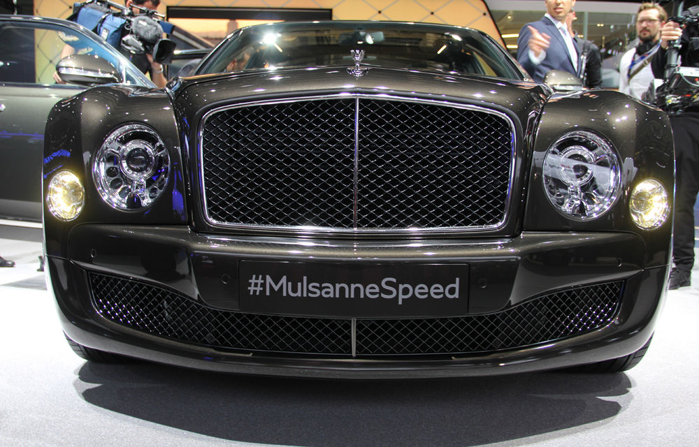 PARIS 2014 LIVE: Bentley Mulsanne Speed: suspensie sport şi 537 CP pentru berlina de lux a britanicilor - Poza 2