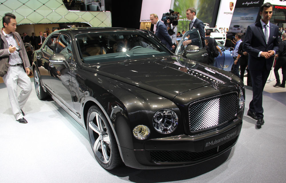 PARIS 2014 LIVE: Bentley Mulsanne Speed: suspensie sport şi 537 CP pentru berlina de lux a britanicilor - Poza 7