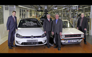 Uzina Volkswagen din Wolfsburg sărbătoreşte maşina cu numărul 42.000.000