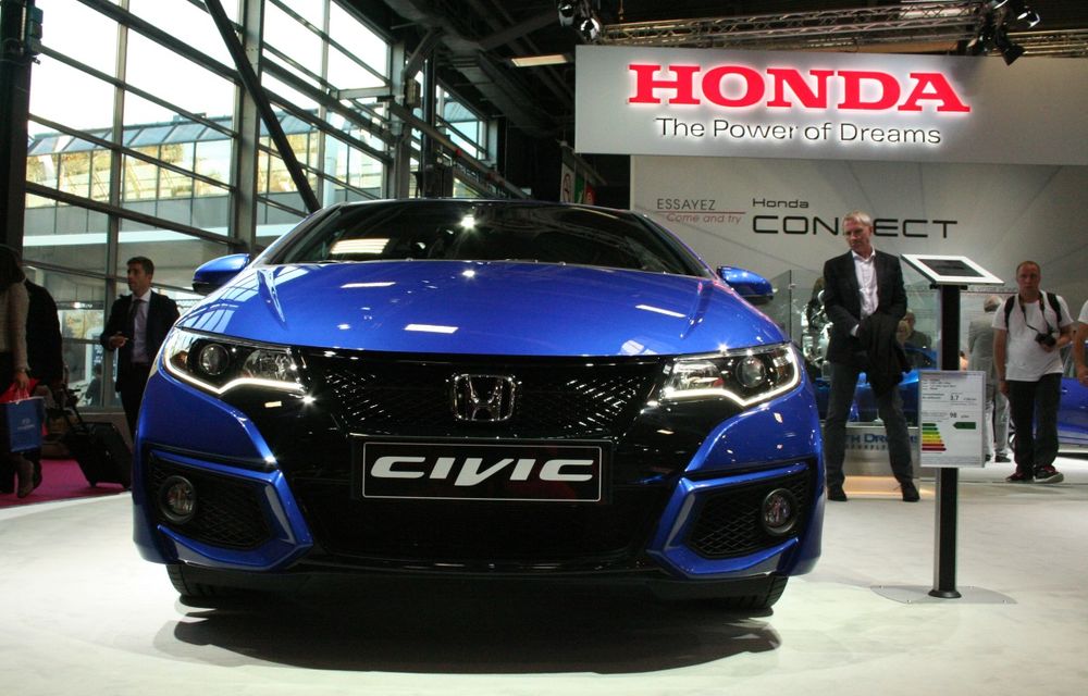 PARIS 2014 LIVE: Honda Civic primeşte un facelift şi o versiune Sport - Poza 3