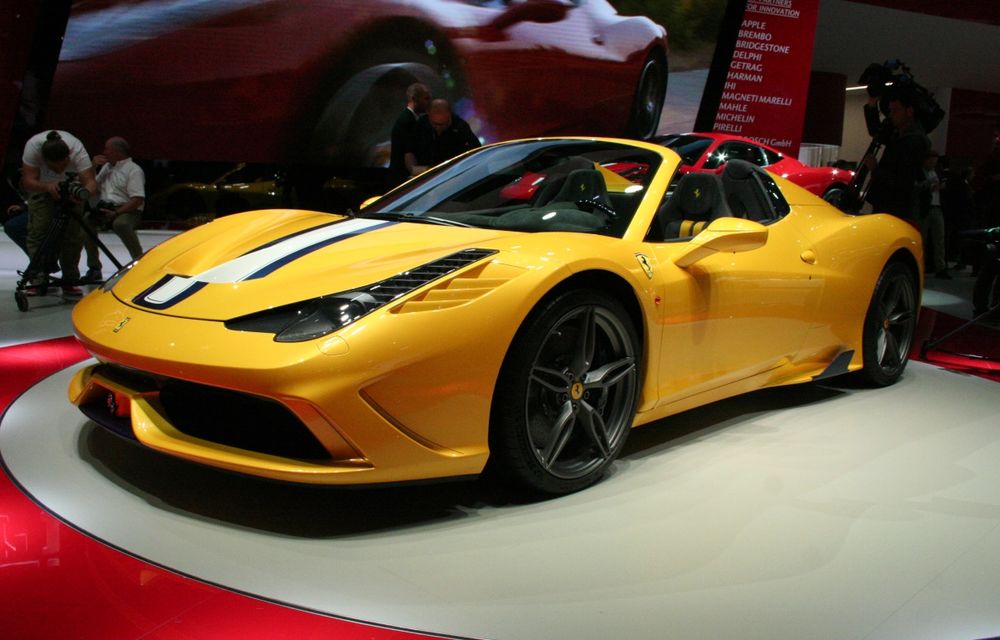 PARIS 2014 LIVE: Ferrari 458 Spider Speciale A: cel mai rapid Ferrari decapotabil creat vreodată - Poza 1