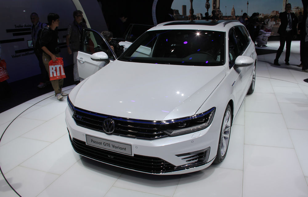 PARIS 2014 LIVE: Volkswagen Passat GTE - varianta hybrid plug-in a noului model din Wolfsburg - Poza 3