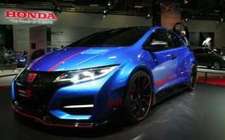 PARIS 2014 LIVE: Honda Civic Type R Concept II prefigurează cel mai rapid model de performanţă al mărcii nipone