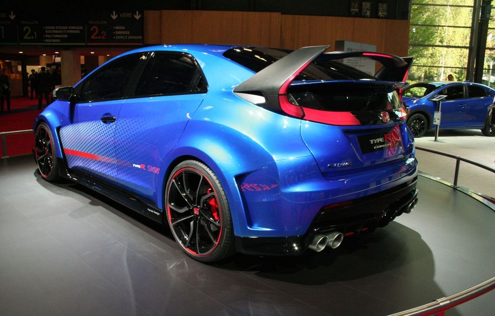 PARIS 2014 LIVE: Honda Civic Type R Concept II prefigurează cel mai rapid model de performanţă al mărcii nipone - Poza 5