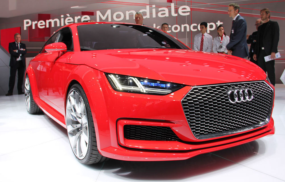 PARIS 2014 LIVE: Audi TT Sportback Concept prefigurează o nouă caroserie în gama sportivă a nemților - Poza 13