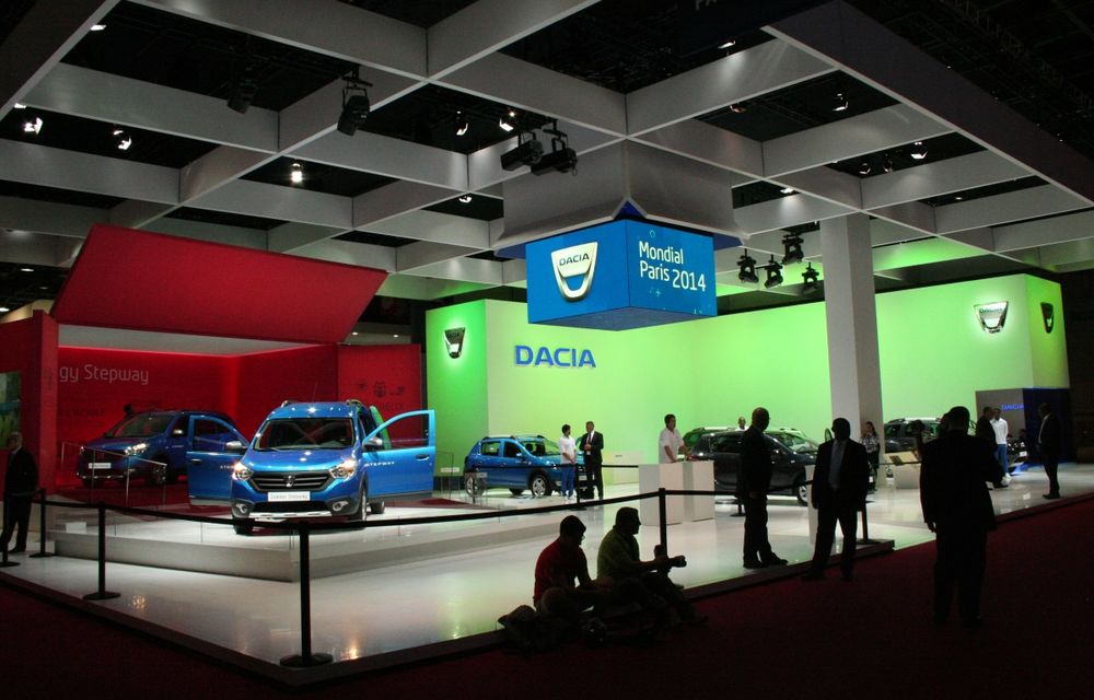 Corespondență de la Salonul Auto de la Paris 2014: Dacia, între moda Stepway și discuții despre viitorul uzinei de la Mioveni - Poza 1
