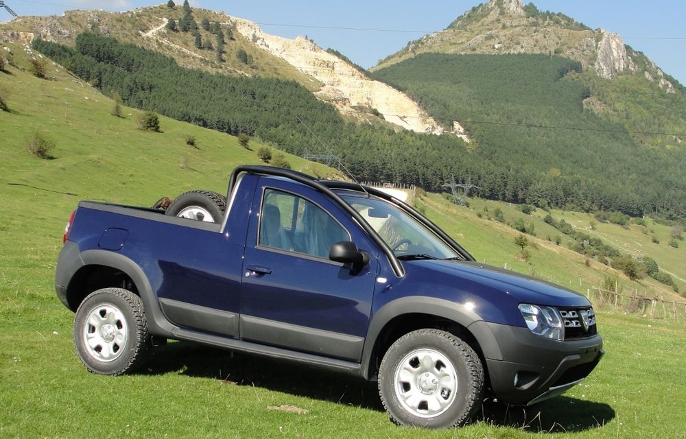 Dacia Duster  Pick  Up  a doua versiune de caroserie a 