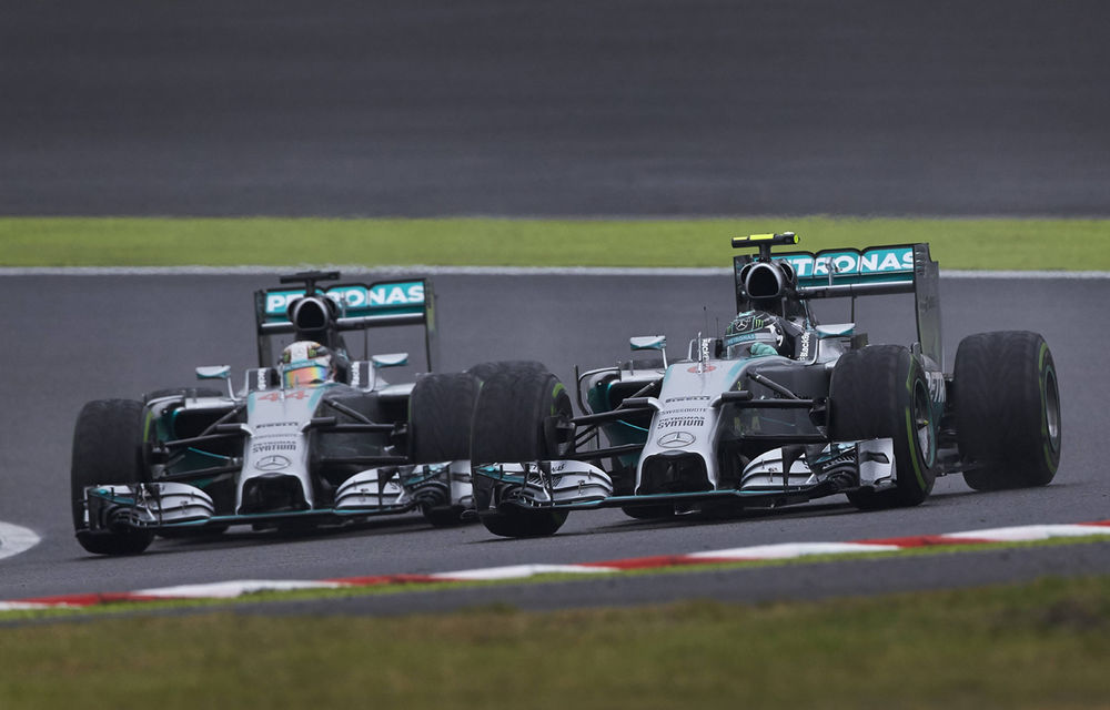 Mercedes: &quot;Hamilton şi Rosberg vor putea lupta aşa cum doresc în lupta pentru titlu&quot; - Poza 1