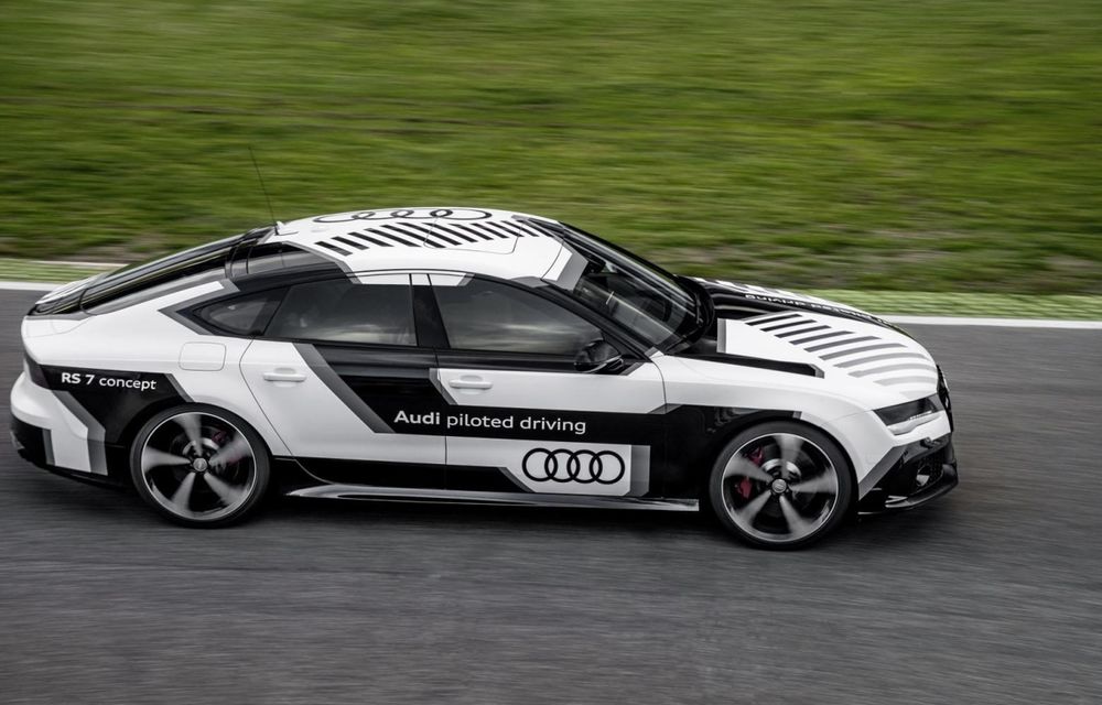 Audi RS7 piloted driving Concept, maşina care se pilotează singură pe circuit, a fost prezentată oficial - Poza 6