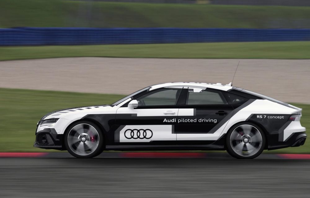 Audi RS7 piloted driving Concept, maşina care se pilotează singură pe circuit, a fost prezentată oficial - Poza 8