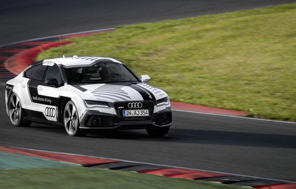 Audi RS7 piloted driving Concept, maşina care se pilotează singură pe circuit, a fost prezentată oficial - Poza 3