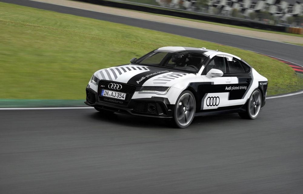 Audi RS7 piloted driving Concept, maşina care se pilotează singură pe circuit, a fost prezentată oficial - Poza 2