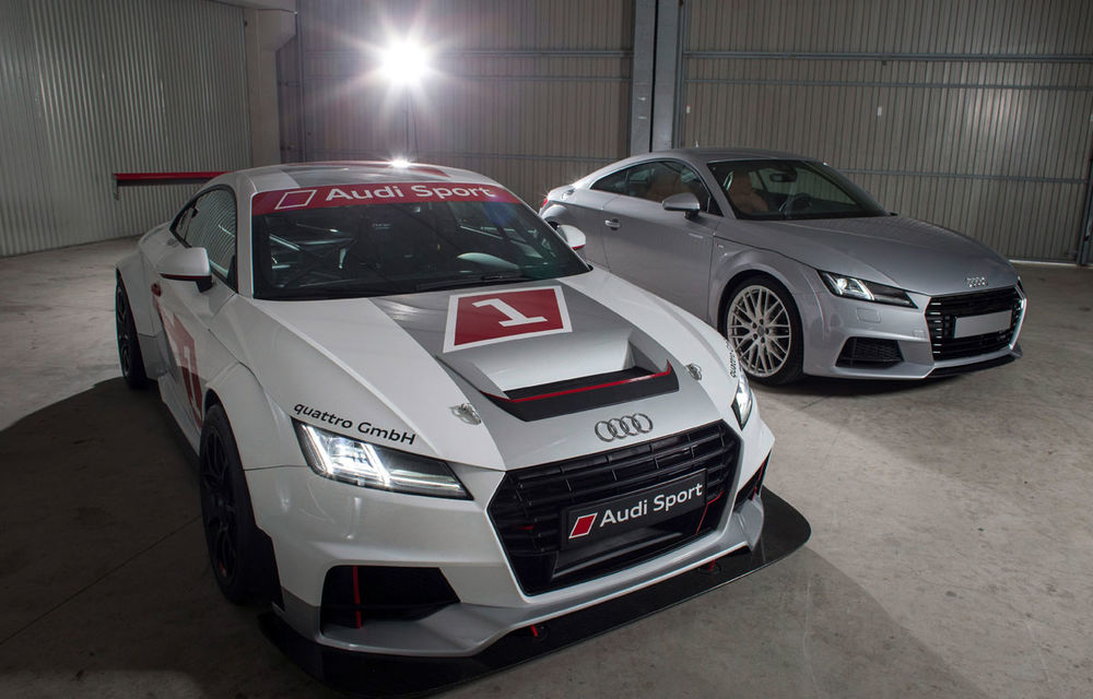 Audi TT a primit o versiune sportivă dedicată curselor pe circuit - Poza 1