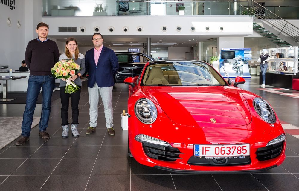 Simona Halep a primit cadou un Porsche 911 Carrera 4 Coupe - Poza 4