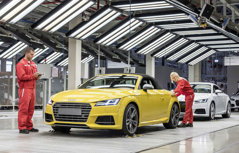 Audi a demarat producția noului TT Roadster la uzina maghiară din Gyor - Poza 1