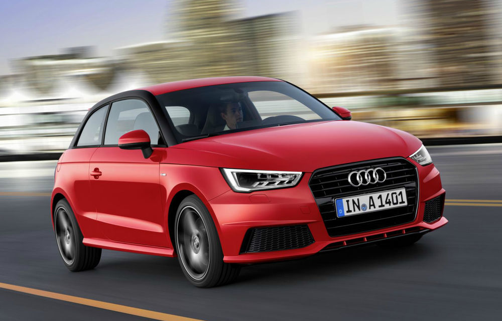 Audi A1 facelift: modificări estetice şi primele motoare cu trei cilindri din istoria Audi - Poza 1