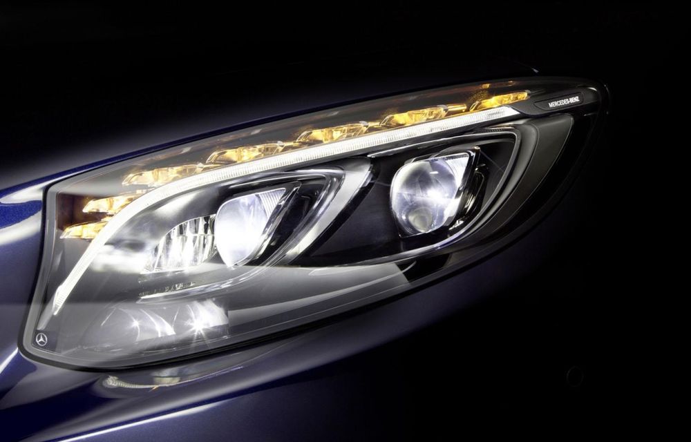 Mercedes-Benz prezintă noua sa generaţie de blocuri optice cu LED: 84 de LED-uri pe far - Poza 2