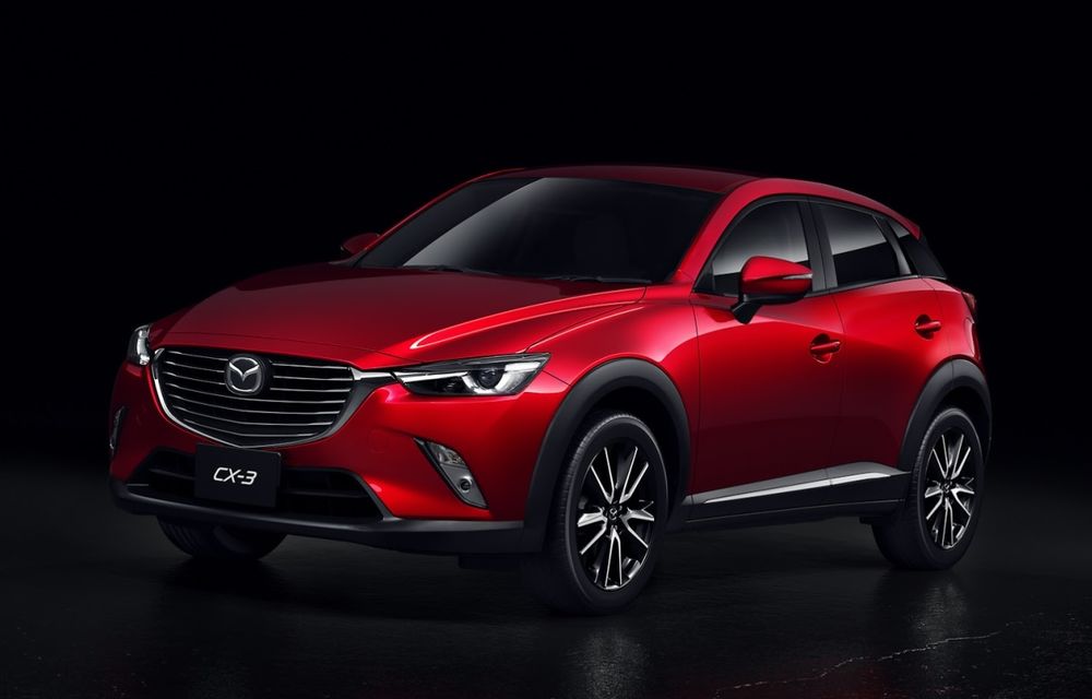 Mazda CX-3, cel mai mic crossover oferit vreodată de japonezi, debutează în Europa în primăvara lui 2015 - Poza 1