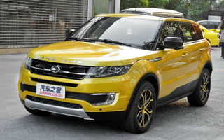 Primele imagini cu noul Landwind X7, clona chinezească a lui Range Rover Evoque