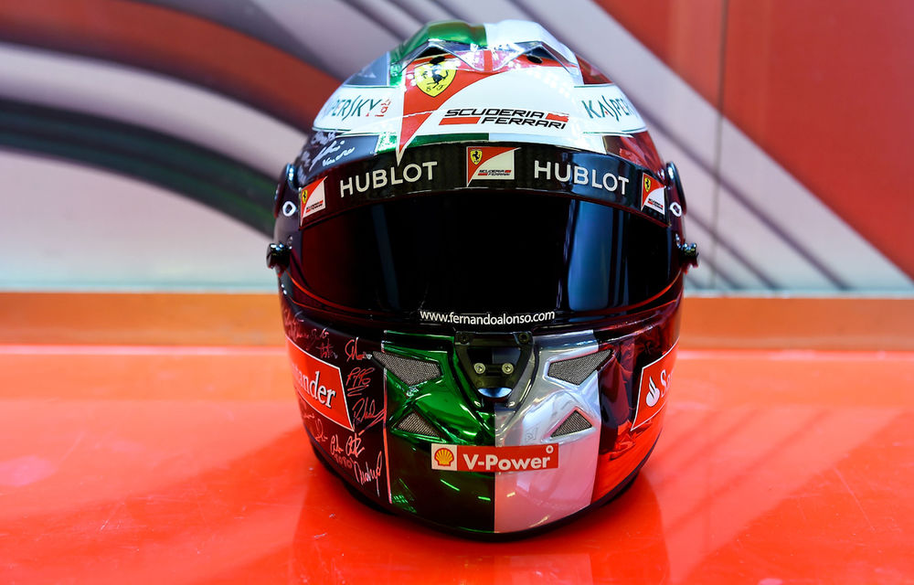 Alonso va purta o cască specială la ultima cursă pentru Ferrari - Poza 4