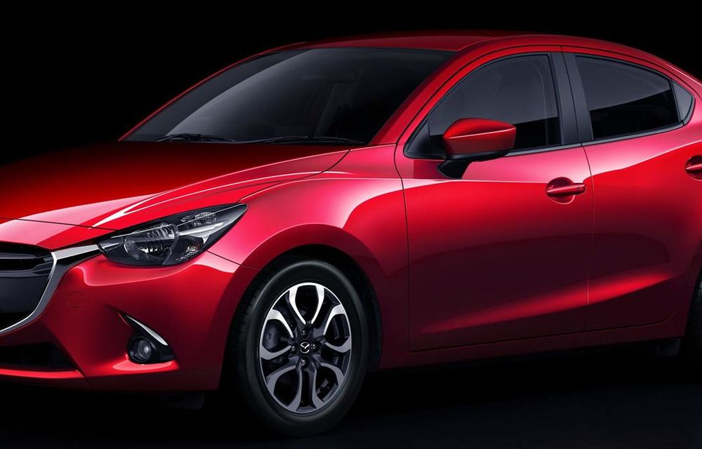 Mazda2 Sedan: imagini şi detalii cu primul derivat de caroserie al modelului de clasă mică - Poza 5