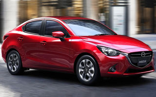 Mazda2 Sedan: imagini şi detalii cu primul derivat de caroserie al modelului de clasă mică