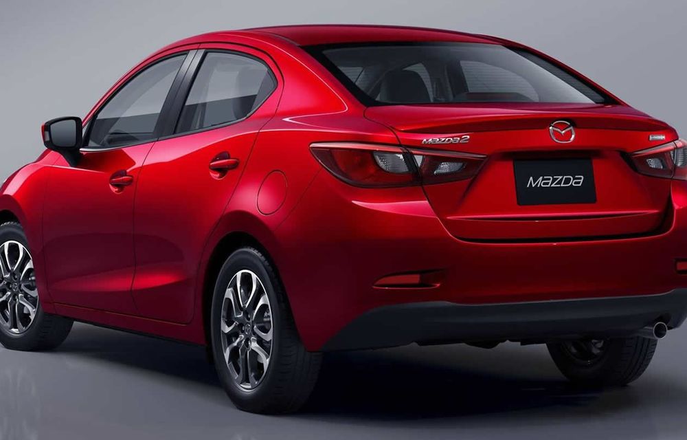 Mazda2 Sedan: imagini şi detalii cu primul derivat de caroserie al modelului de clasă mică - Poza 2