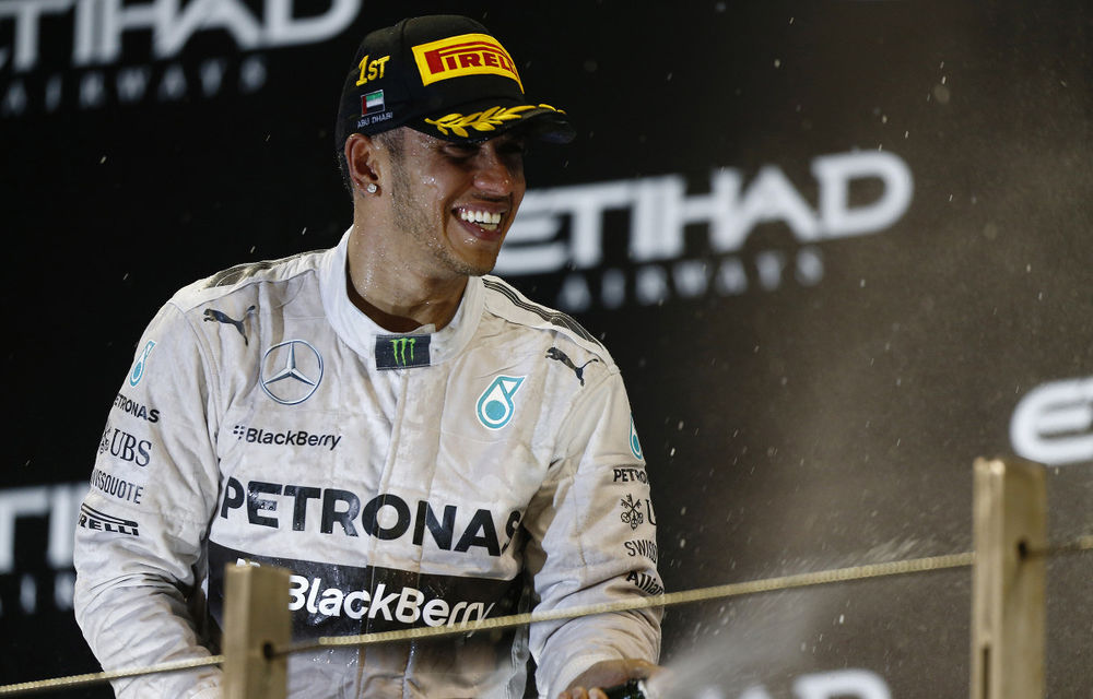 Hamilton a câştigat în Abu Dhabi şi a cucerit al doilea titlu mondial din carieră! - Poza 1