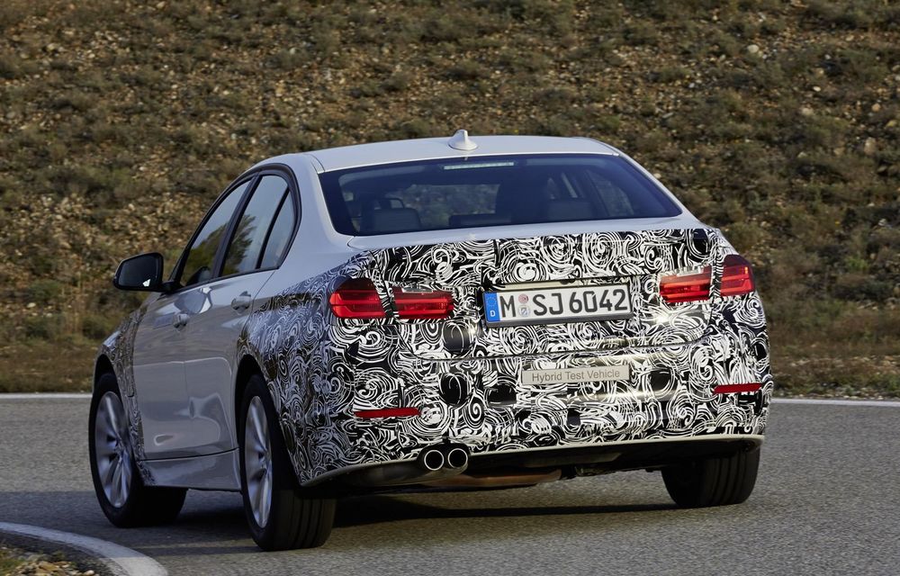 BMW Seria 3 facelift va avea o versiune hibrid cu un consum care ajunge la doar 2 litri/100 de kilometri - Poza 2