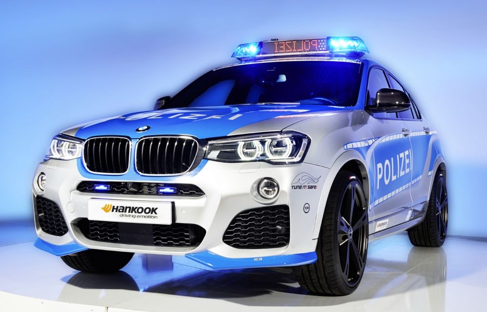 BMW X4 primeşte uniforma de poliţie şi modificări de la AC Schnitzer pentru campania Tune it! Safe! 2014 - Poza 5