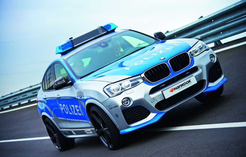 BMW X4 primeşte uniforma de poliţie şi modificări de la AC Schnitzer pentru campania Tune it! Safe! 2014 - Poza 2