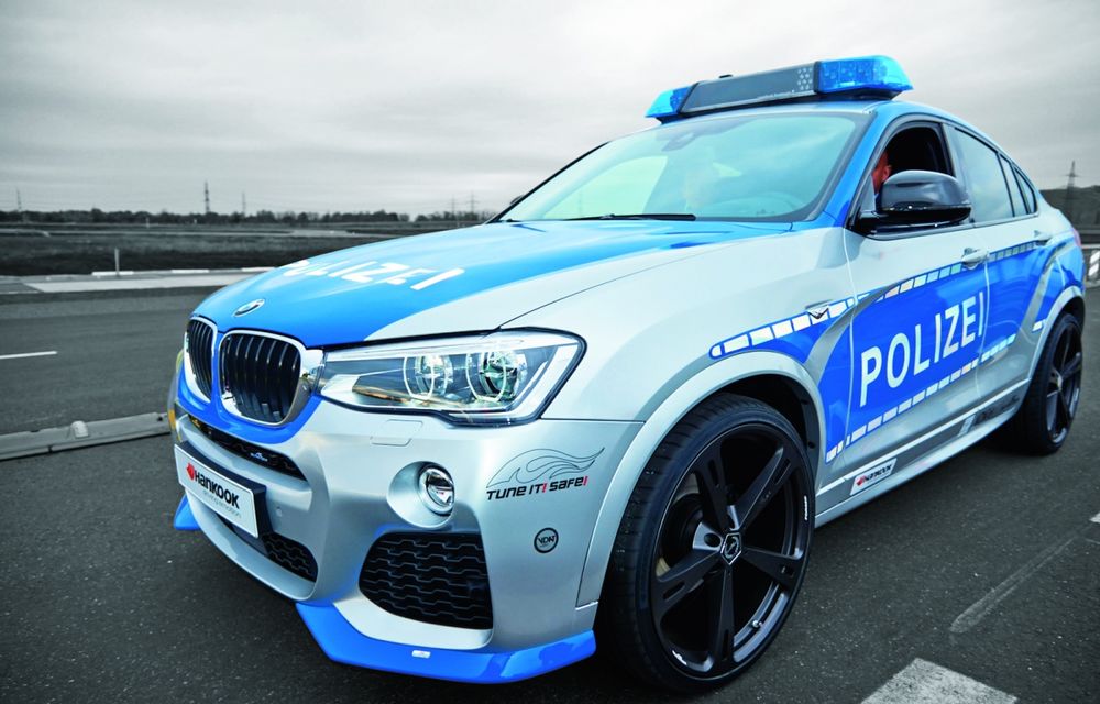 BMW X4 primeşte uniforma de poliţie şi modificări de la AC Schnitzer pentru campania Tune it! Safe! 2014 - Poza 3