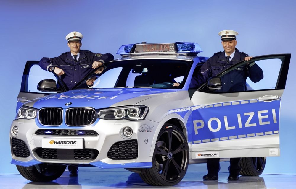 BMW X4 primeşte uniforma de poliţie şi modificări de la AC Schnitzer pentru campania Tune it! Safe! 2014 - Poza 11