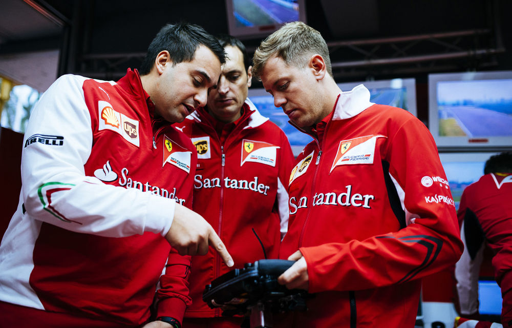 Galerie foto şi video: Vettel a efectuat primul test pentru Ferrari - Poza 7