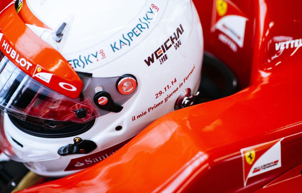 Galerie foto şi video: Vettel a efectuat primul test pentru Ferrari - Poza 11