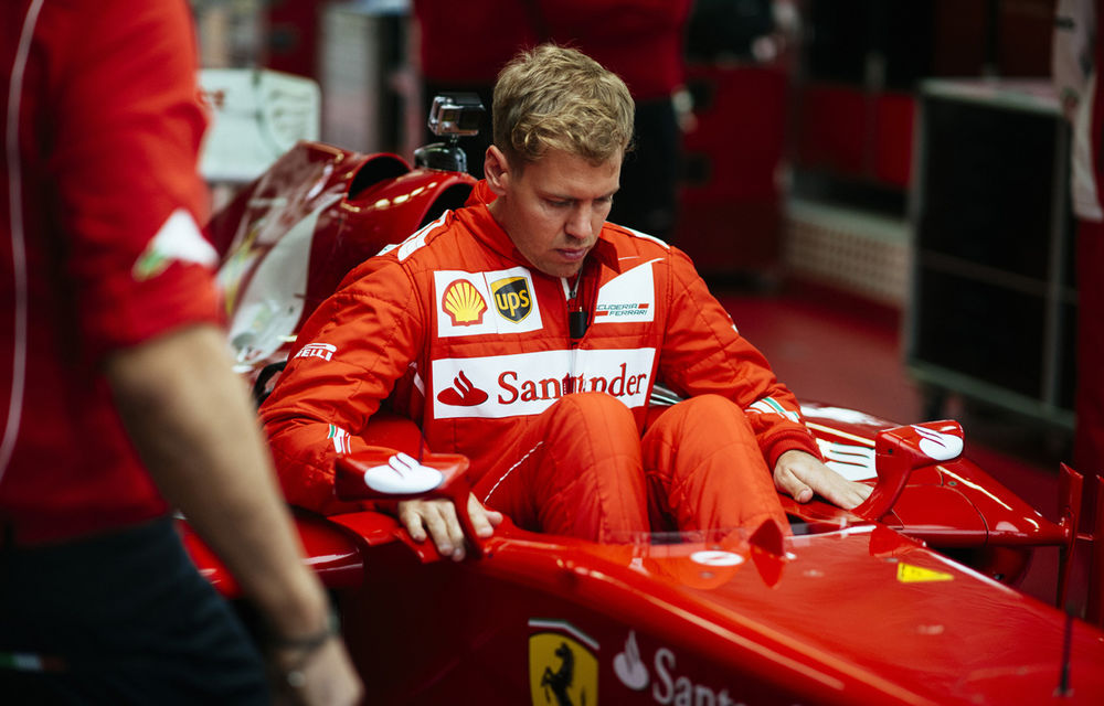 Galerie foto şi video: Vettel a efectuat primul test pentru Ferrari - Poza 1