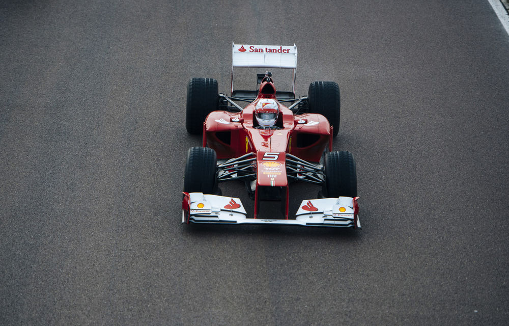 Galerie foto şi video: Vettel a efectuat primul test pentru Ferrari - Poza 30